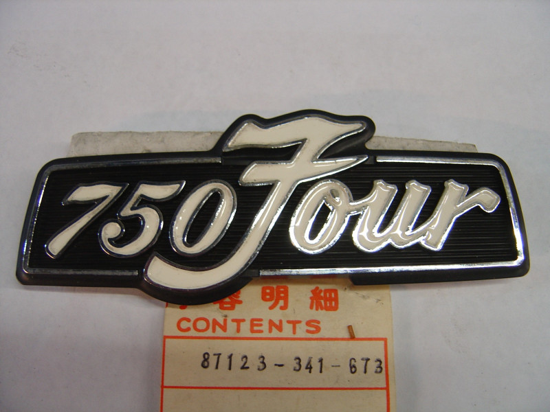Emblème Cache Latéral Honda CB750 K3 à K6 - Réf. 87123341673