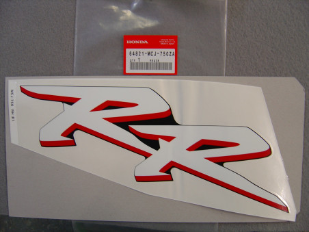 Décor autocollant carénage droit Honda CBR900RR 2002-2003 R258