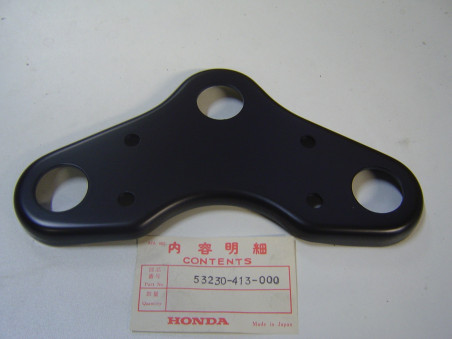 Té supérieur de fourche Honda CB250N CB400N – Réf. 53230413000