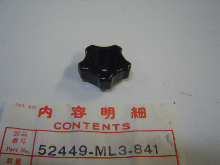 Molette Réglage Suspension AR Showa Honda – Réf. 52449ML3841