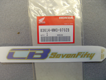 Décor autocollant couvercle latéral Honda CB750F2 Seven Fifty 94-95