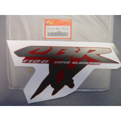 Autocollant auvent inférieur Honda CBR1100XX 98 - Réf. 64419-MAT-860ZB