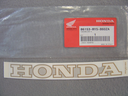 Autocollant réservoir droit Honda CB500T 1996 - Réf. 86153MY5860ZA