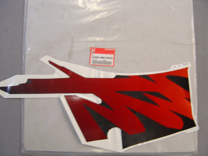 Décor autocollant capot inférieur droit Honda CBR600FY 2000 NOS