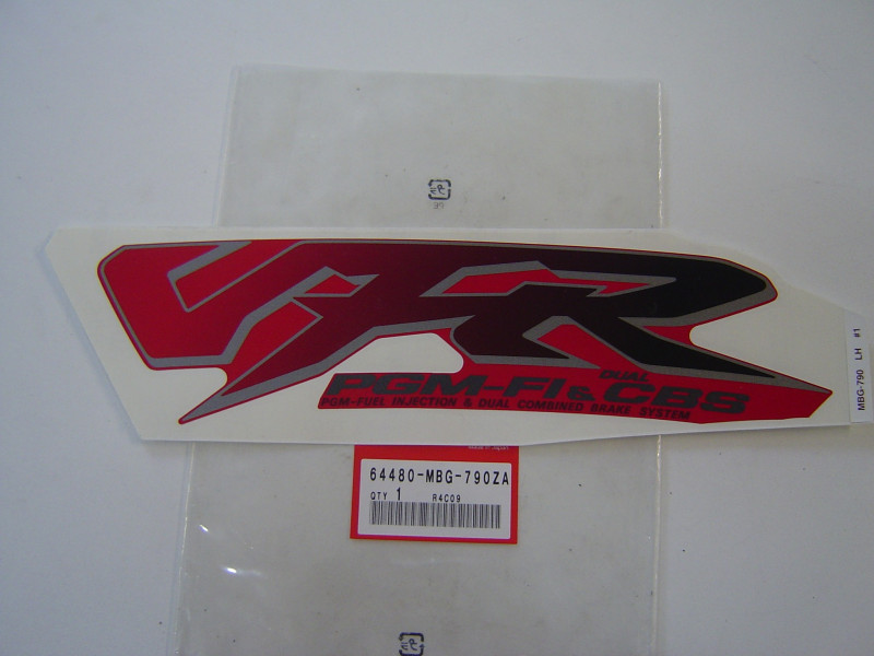 Autocollant flanc carénage G VFR800 Honda - Réf. 64480MBG790ZA