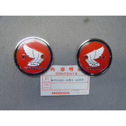 Jeu d'emblème réservoir Honda Z50M S65 - Réf. 87020051693
