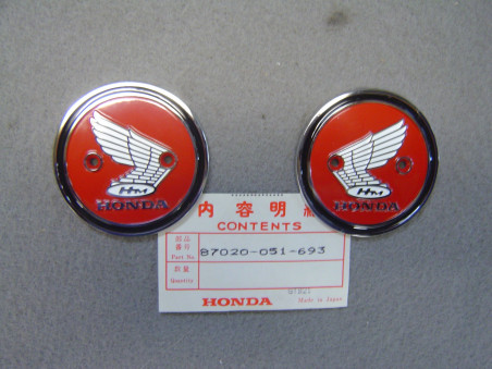 Jeu d'emblème réservoir Honda Z50M S65 - Réf. 87020051693