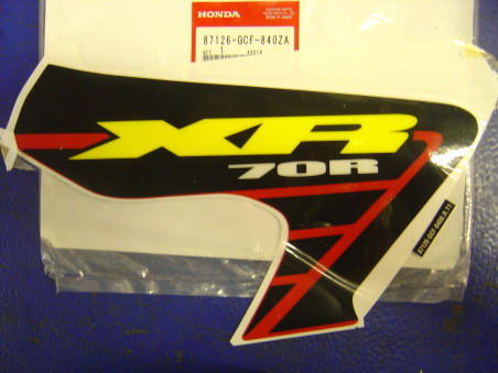 Décor côté droit Type1 Honda XR70R 2002 - Réf. 87126GCF840ZA