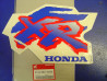 Décor autocollant réservoir gauche Honda XR600RP 93 | 87124MN1300ZA