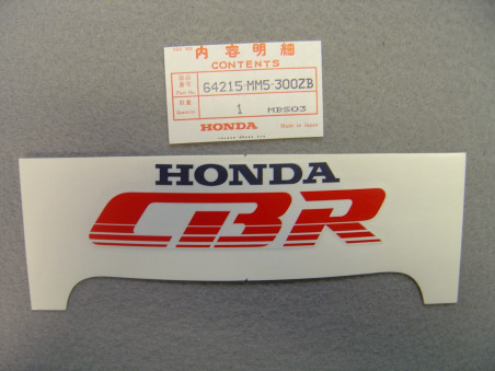 Décor autocollant auvent supérieur Honda CBR1000FH 87 Type 2
