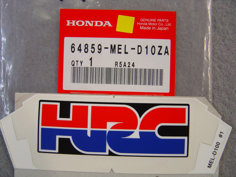 Décor autocollant carénage Honda CBR1000RR5 2005 – Réf. 64859MELD10ZA