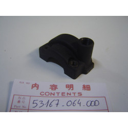Coquille inférieure poignée de gaz Honda MB50 MT50 - Réf. 53167166000