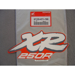 Décor autocollant réservoir Honda XR250RJ 1988 - 87123KT1780