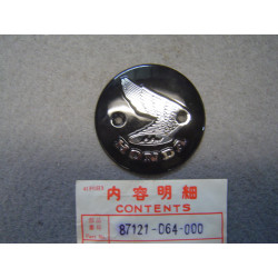 Emblème réservoir droit Honda PS50 – Réf. 87121064000