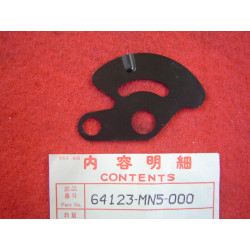 Plaque mécanisme réglage bulle droite Honda GL1500 - 64123MN5000
