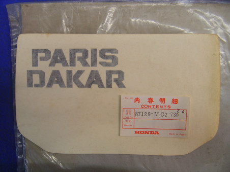 Décor Autocollant Visière Phare Honda XL600LD - Type3