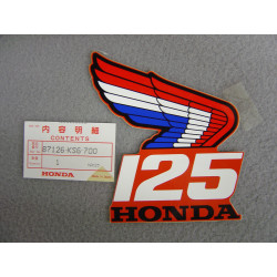 Décor Autocollant Droit Honda CR125RH 1987 – Réf. 87126-KS6-700