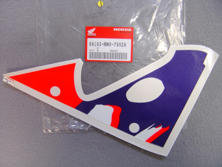 Décor autocollant auvent droit CBR900RR 93 Honda - 64103MW0790ZA