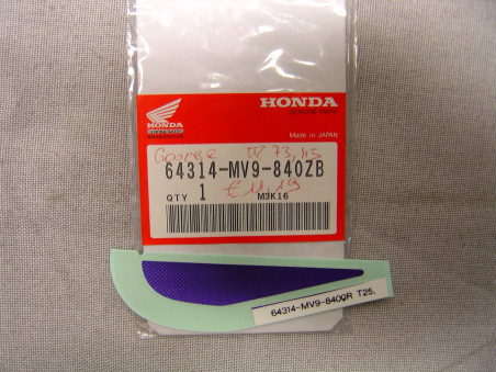 Décor autocollant B capot inférieur droit Honda CBR600FR 94