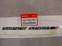 Décor autocollant (B) de capot supérieur gauche de CBR1000FH 87 code couleur