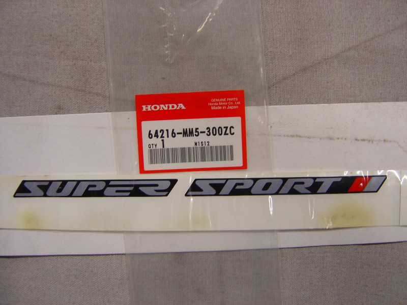 Autocollant capot gauche CBR1000FH 87 Honda - Réf. 64216MM5300ZC