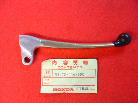 Levier de frein noir Honda sans embout caoutchouc | 53175116690