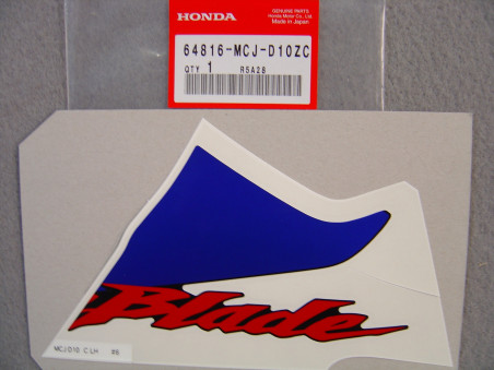 Autocollant carénage inférieur gauche Honda CBR900RR3 2003
