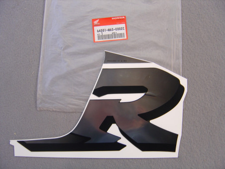 Décor autocollant carénage droit CBR900RRW 1998 Honda