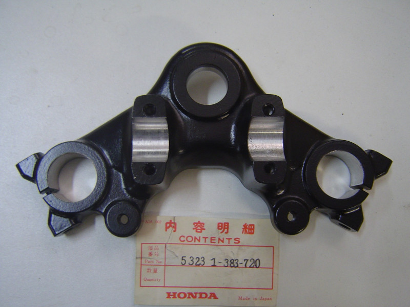 Té supérieur de fourche Honda CB125S 1979-82 USA – Réf. 53231383720