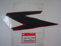 Décor autocollant de tète de fourche coté D de CBR600 97 code couleur type - 642