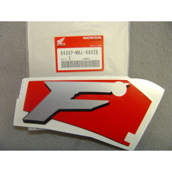 Décor autocollant B code couleur type2 de CBR600F 95