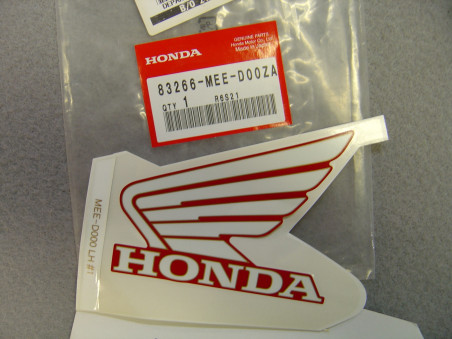 Décor autocollant réservoir gauche Honda CBR600RR – Réf. 83266MEED00ZA