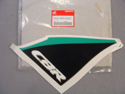 Décor autocollant de carénage supérieur gauche pour modèle CBR600FM 1991 code -