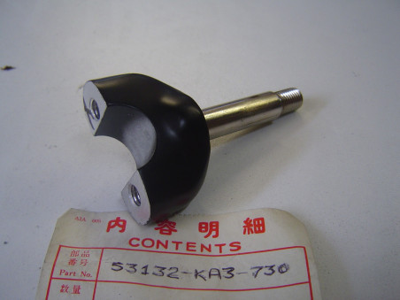 Pontet inférieur guidon noir Honda CR125RE CR250RE 84 - 53132KA3730