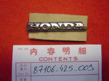 Emblème boîtier compteur Honda CB750 – Réf. 87106425009
