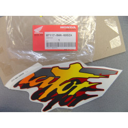 Décor autocollant réservoir gauche Honda NX650 1995 - Réf. 87117MAN600ZA