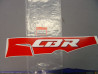 Autocollant Auvent Central Gauche Honda CBR 1000 FM 1991 - 64366-MW7-300ZA