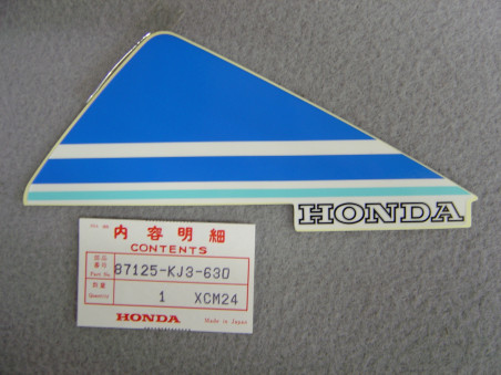 Décor Autocollant Visière AV Honda TL125J 88 | 87125KJ3630