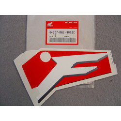 Décor autocollant carénage gauche Honda CBR600FT 1996 NH1K