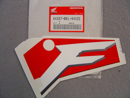 Décor autocollant carénage gauche Honda CBR600FT 1996 NH1K