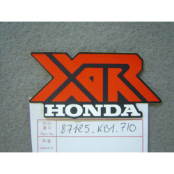 Décor autocollant plaque phare Honda XR125B – Réf. 87125KB1710
