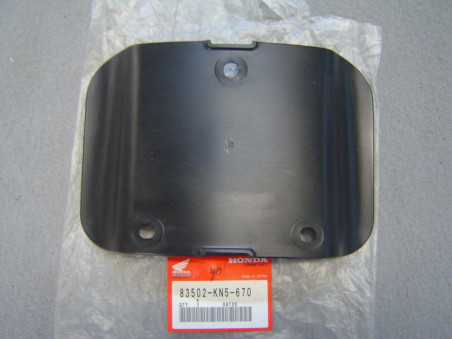 Plaque plastique intérieure sacoche outils Honda XR600 XR250