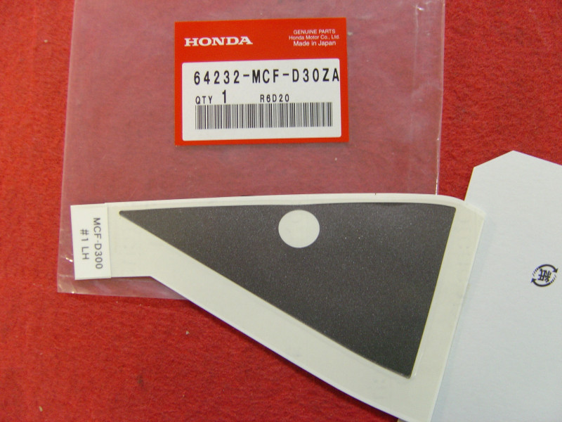 Décor Autocollant Auvent Supérieur Gauche Honda VTR1000SP