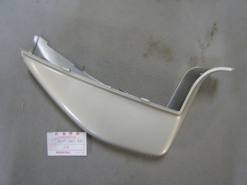Cache Pare-Cylindre Gauche Gris Honda PC800L – Réf. 64215MR5870ZA