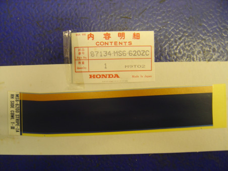Décor Carénage 1A Type 3 Honda XL600V – Réf. 87134MS6620ZC