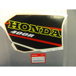 Autocollant réservoir gauche Honda XR400R 2001 – Réf. 87124KCYA20ZA
