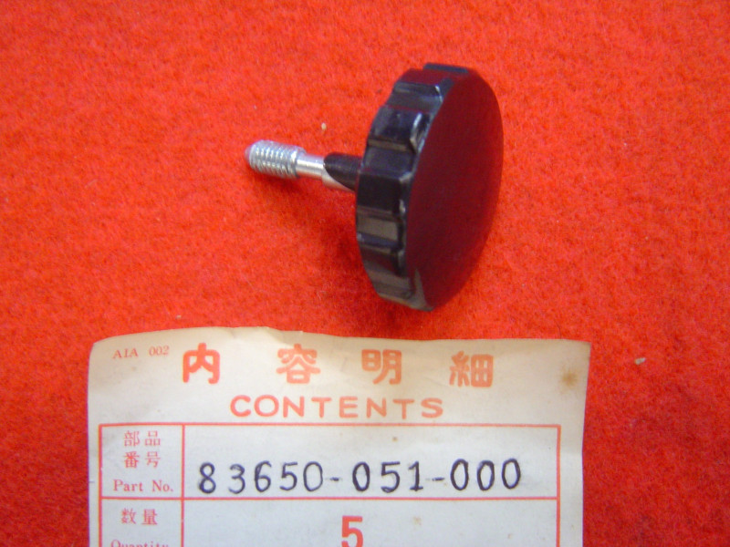 Molette fixation cache latéraux Honda SS50 CB77 - Réf 83650051000