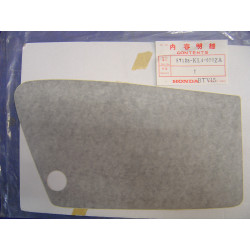 Décor autocollant flanc de selle Honda XL250RE 84 - 87128KL4670ZA