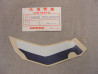 Autocollant panneau interne gauche Honda CBR600FK 89 - 64591MT6600ZA