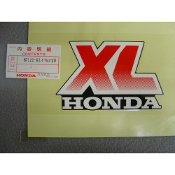 Décor autocollant réservoir Honda XL125RH XL250RH 87 type 2